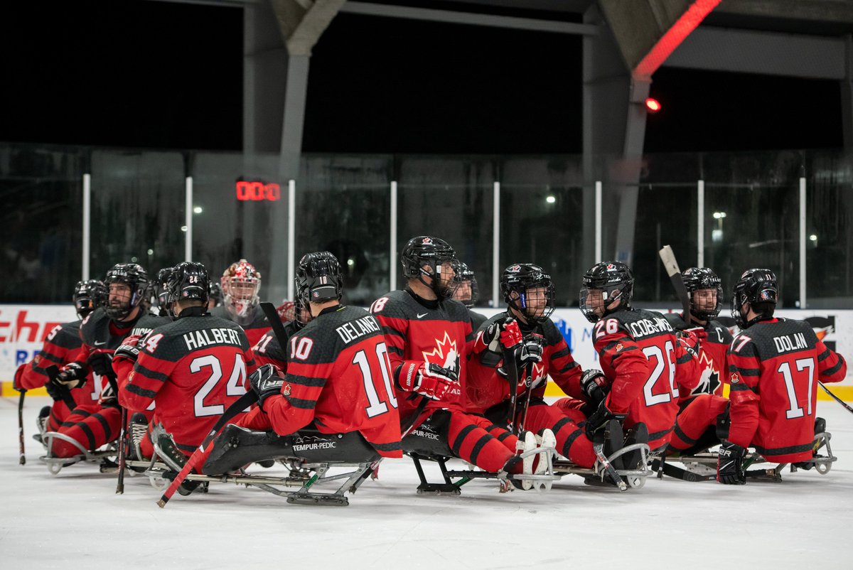 GovNL's tweet photo. In partnership with @ComeHome2022, Canada’s National Para Hockey Team Training Camp is coming to @townofparadise. The camp, which includes two time Winter Paralympic medalist &amp; world champion NL'er @lhickey23, will take place at the Paradise Double Ice Complex. |📸 @HockeyCanada https://t.co/sS6P70QJPA