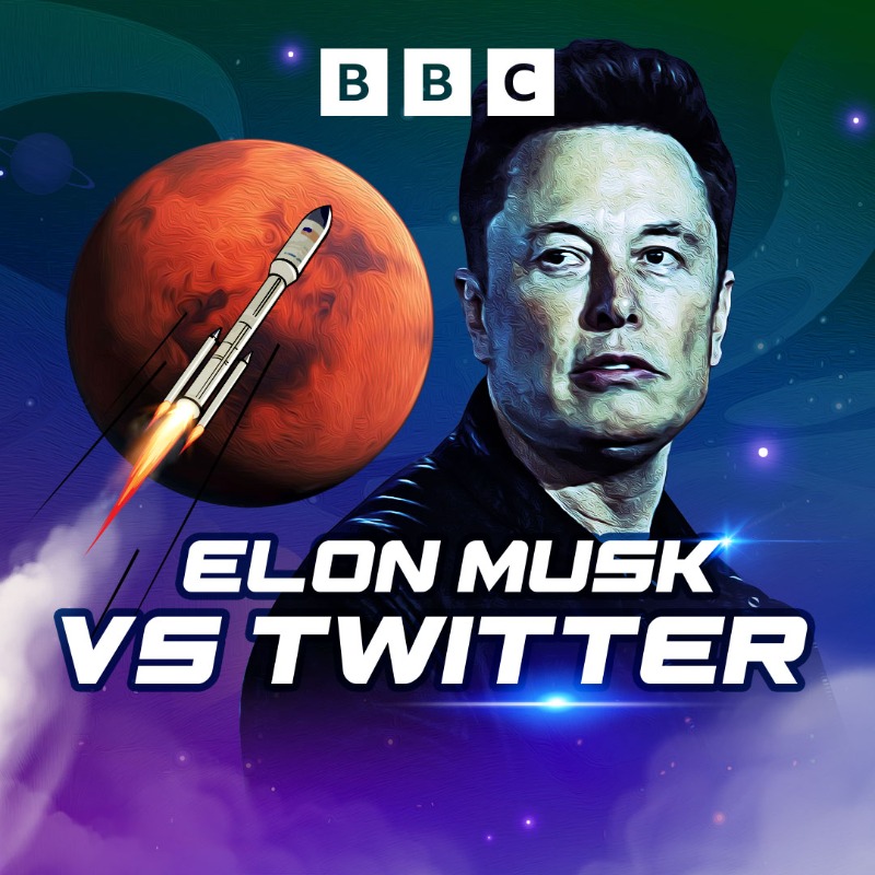 bbc5live's tweet photo. 🚀 We have lift off - Elon Musk’s #TwitterTakeover is complete.

What’s the deal with the deal, and what does it mean for everyone else?
 
@bechillcomedian finds out in our brand new podcast: Elon Musk vs Twitter

Catch up on the boxset so far on @BBCSounds 📲👇