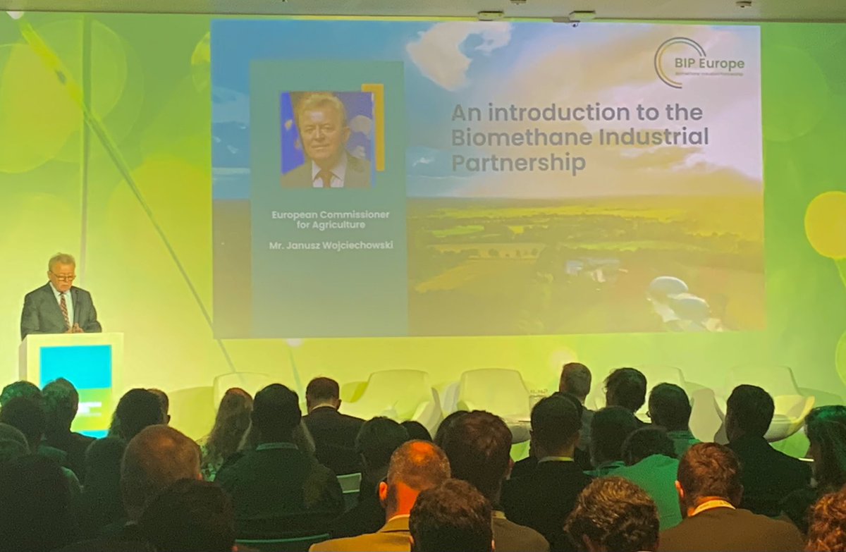 Lancement d’un partenariat industriel en Europe pour permettre d’accélérer la production de biométhane, normal…. #EBA 
Lancement par le commissaire à l’agriculture,    Whaouuuuu