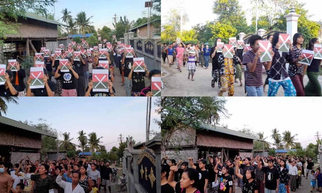 Anti-coup revolutionary strike in somewhere in Sagaing region.

Photo: CJ

#2022Oct25Coup #JuntaBombedCivilians #WhatsHappeningInMyanmar