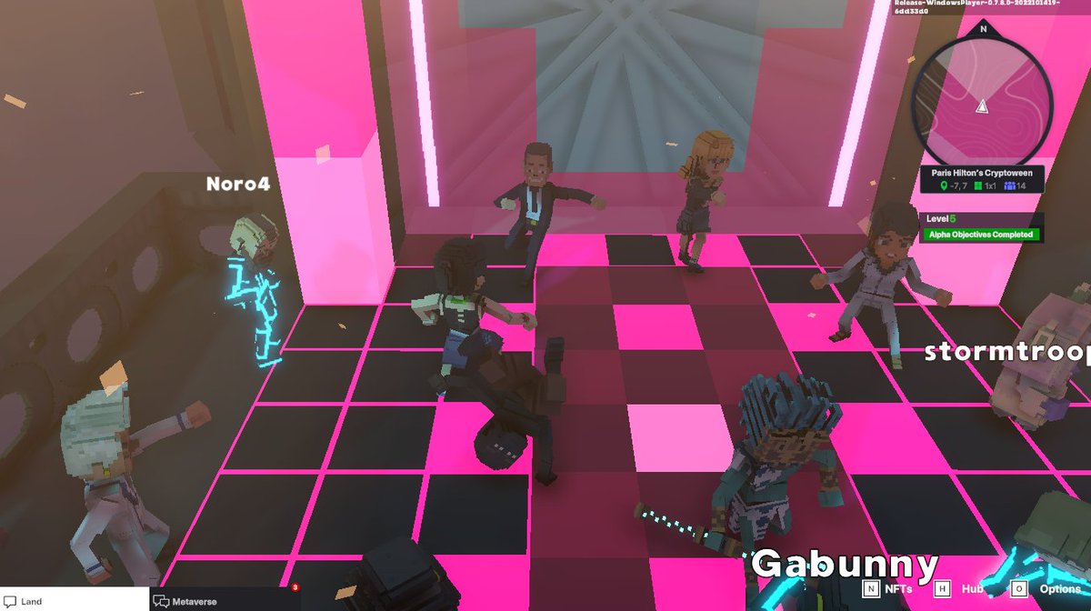 JoboroDai's tweet photo. @TheSandboxGame I just participated in the Paris Hilton  #Cryptoween Event. Dancing in the Clock Tower check out my screenshot below!
🎃👇 https://t.co/WBXyGi5r4d