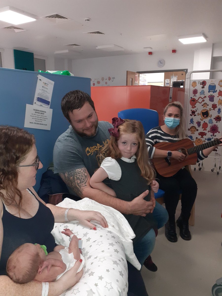 CTMSCBU's tweet photo. ๐ต posted with permission ๐ต
Baby Ronnie and family enjoying Music therapy this afternoon in Prince Charles Neonatal Unit @CwmTafMorgannwg
#musictherepy
#siblingstogether https://t.co/VpZASwf0Pe