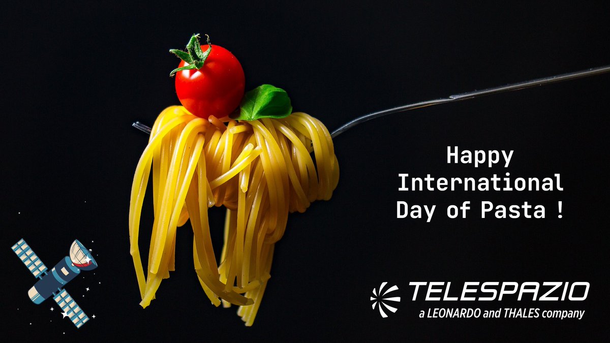 What will you eat for Diner? #Pasta of course!
Here at Telespazio Belgium, being part of an International Italian Company with a lot of Italian colleagues, Pasta is not just a dish... it's an institution! 😍🥳
#PastaDay #sharingiscaring