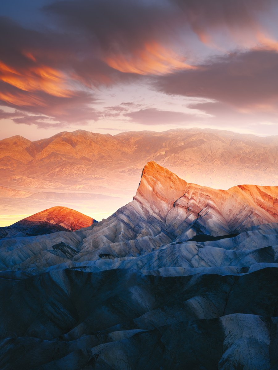 bryanminear's tweet photo. My favorite color is Death Valley sunrise https://t.co/OZKsH08fUd
