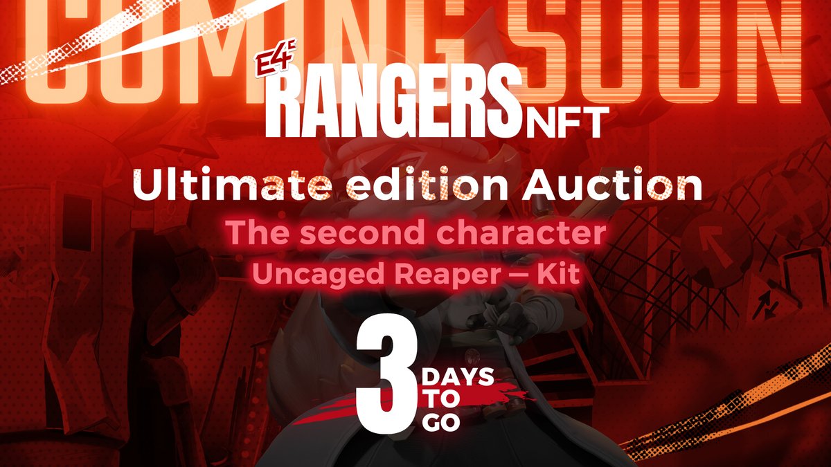 AmbrusStudio's tweet photo. Only 3 days left till the Mysterious Box Auction of Uncaged Reaper - Kit (Ultimate Edition).

15 delicately designed 1 of 1, starting at 6.50 ETH.

Also come w/ the supreme benefits in the #e4cverse.

RSVP to get 5% off discount：https://t.co/gUoYwDOSXX https://t.co/lZSY1Qr5bQ