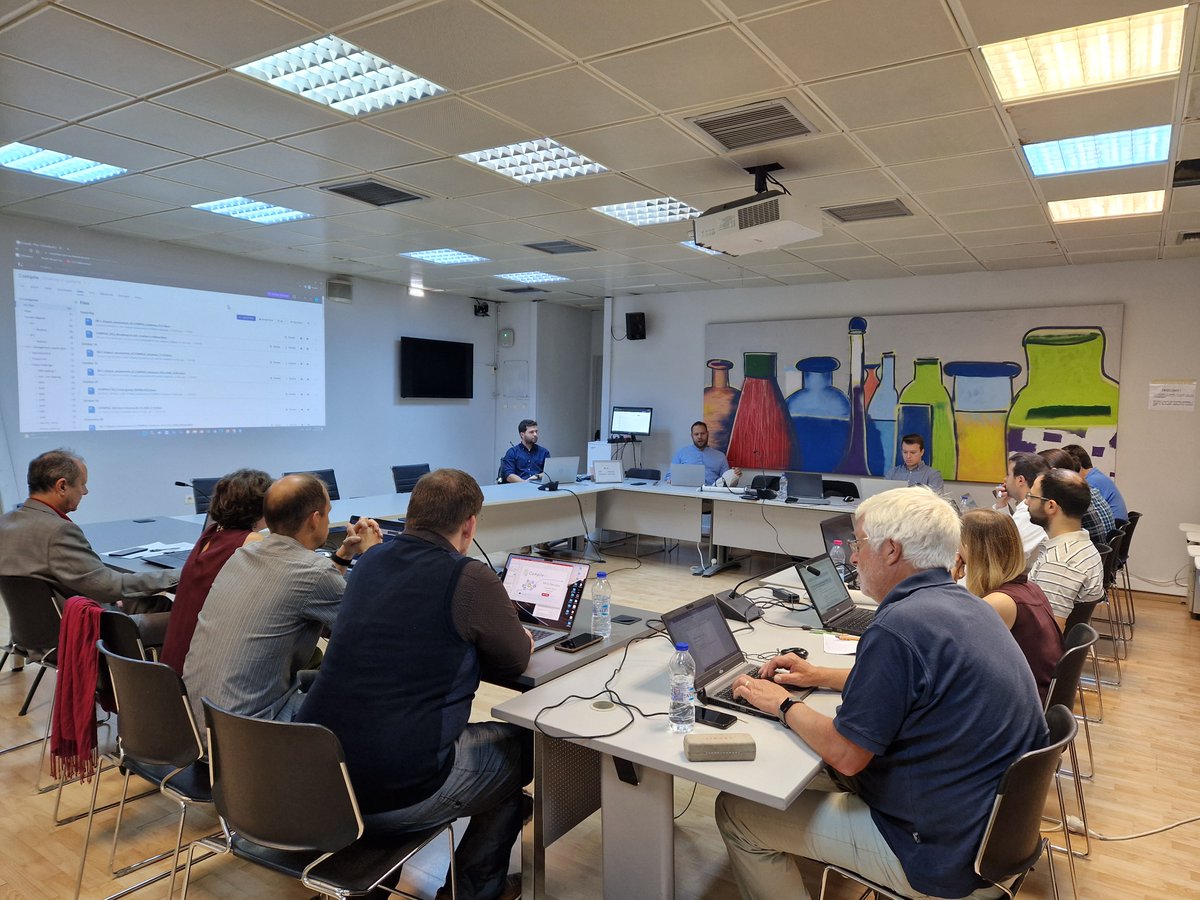 🔆After three years, the Consortium is back in #Athens! 🇬🇷 Our Greek partner ICCS - @ntua is hosting 9th General #meeting. The first day of the meeting is devoted to going over the most recent project updates.🔍📝