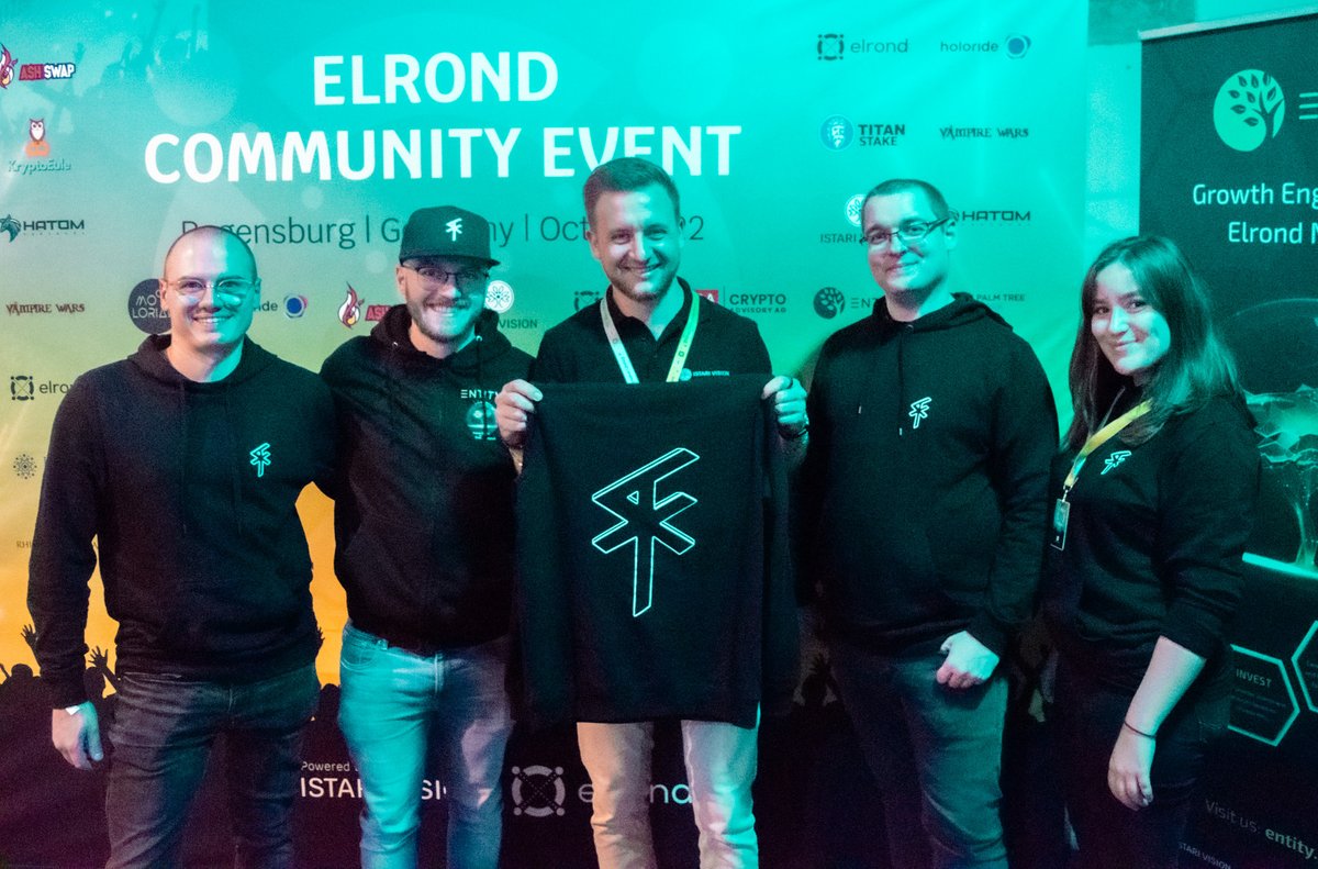 1/4
Mortals, listen up!🌱💀

"Great Location, Great People, Astonishing Event" is the summary of our last weekend.

Huge thank you to our partners and friends @IstariVision who hosted the event and provided a great opportunity for the German Elrond Community.

#community #Elrond