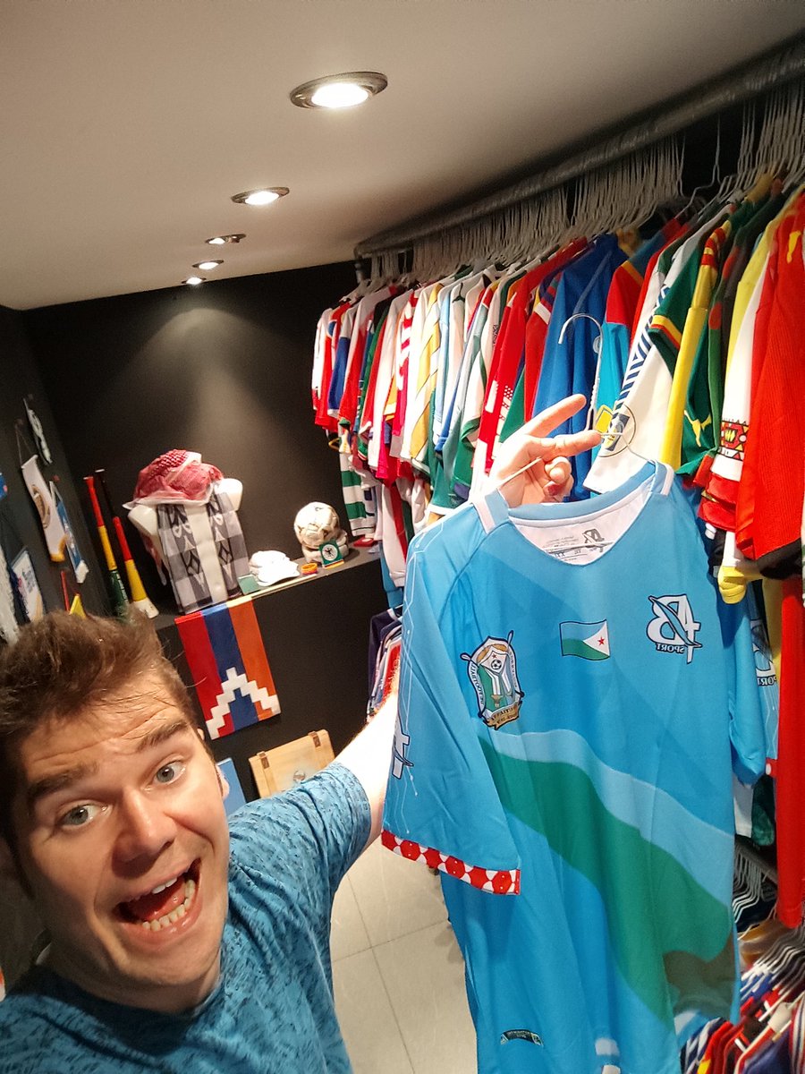 +++ BREAKING +++ I do now own a football shirt of every single of the 211 members of FIFA. I believe that I am the first German to ever do so.