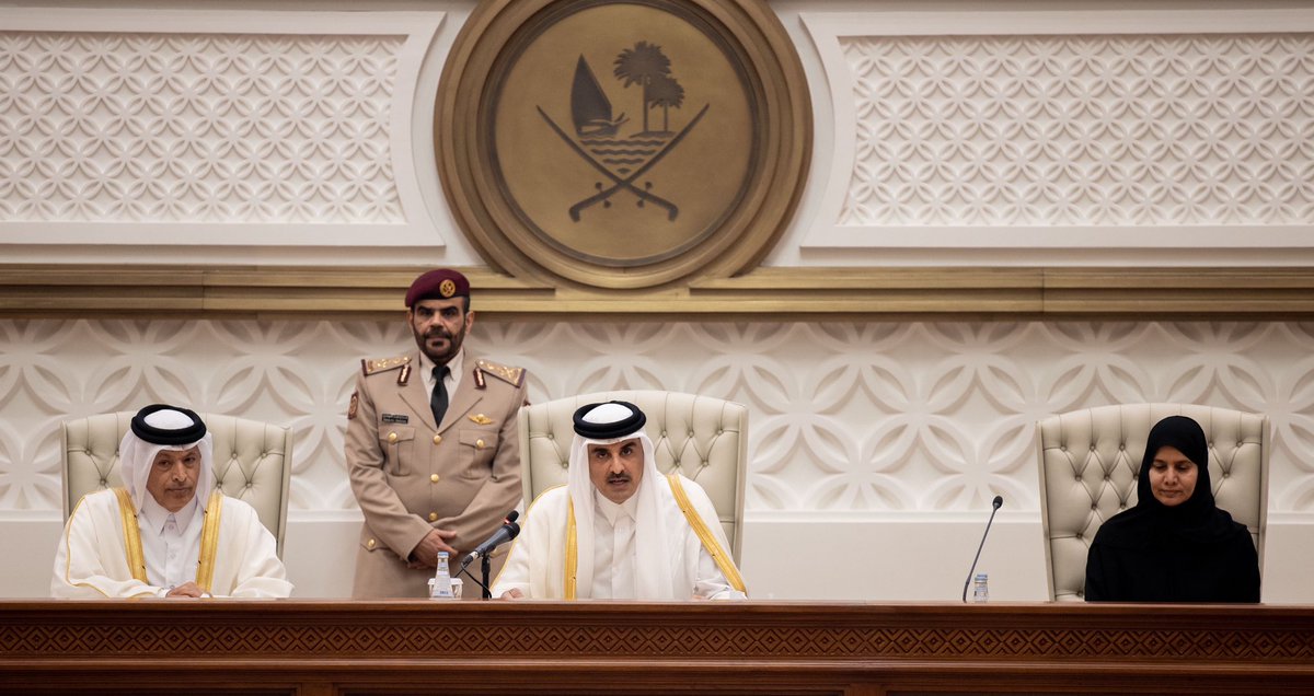 TamimBinHamad's tweet photo. أبرزت اليوم في خطاب الشورى منجزات بلادنا الاقتصادية، وخططنا التنموية التي سيساهم إحكام التنظيم الحكومي وأنظمة العدالة في تحقيقها، كما نوهت بنه��نا في السياسة الخارجية القائم على تحقيق المصالح والسلام الدولي. وتظل استضافتنا لكأس العالم عنوانا يكتشف العالم من خلاله قطر والعرب. https://t.co/j90iEP8oHw