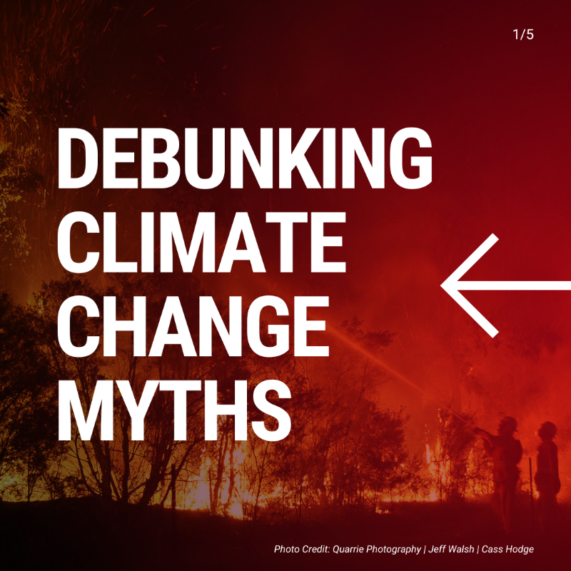 UNFCCC's tweet photo. ❌Myth: A̵ ̵f̵e̵w̵ ̵d̵e̵g̵r̵e̵e̵s̵ ̵o̵f̵ ̵g̵l̵o̵b̵a̵l̵ ̵w̵a̵r̵m̵i̵n̵g̵ ̵a̵re ̵n̵o̵t̵ ̵a̵ ̵b̵i̵g̵ ̵d̵e̵a̵l̵.

✅Fact: Every bit of global warming worsens the impacts on people and planet.

#ClimateChange misinformation is a risk to everyone.