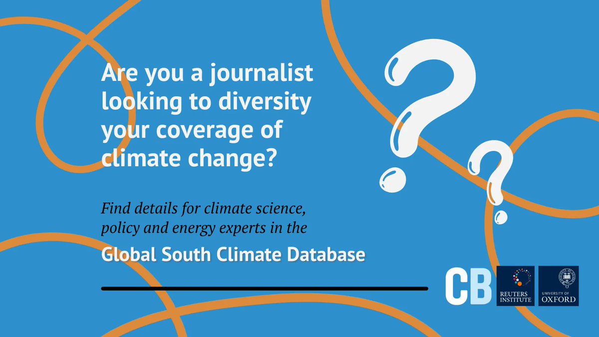 Calling all journalists 📰 and media organisations! Tune into our webinar on Monday 31 October to learn how you can diversify your coverage of climate change 🌏. #CBWebinar Sign up 👉🏽 bit.ly/3eXRxOj