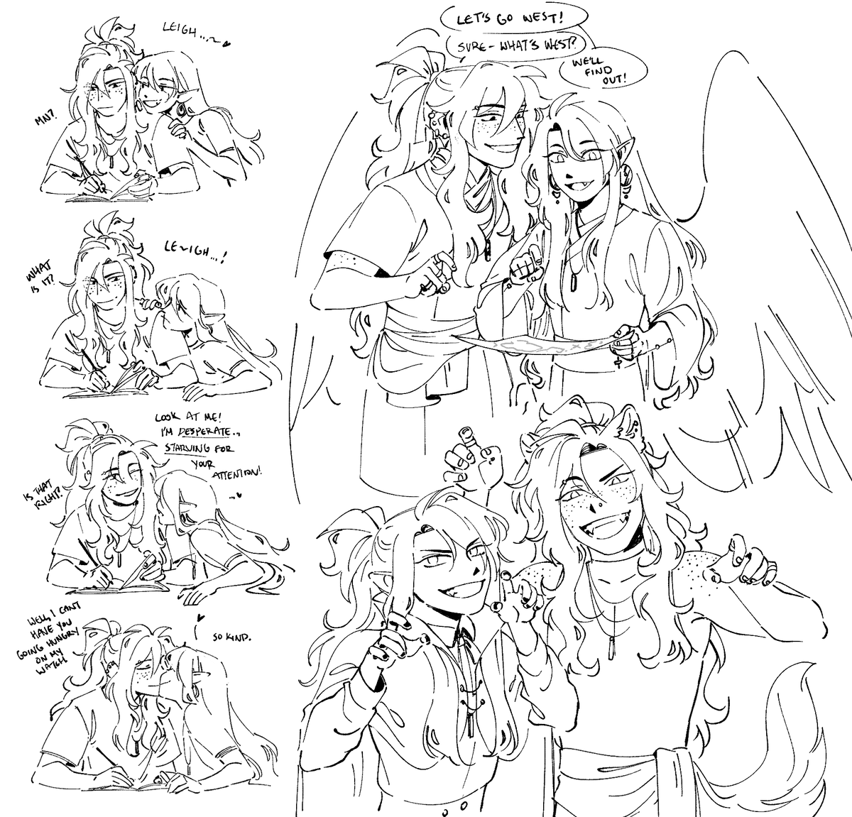 some silly doodles ❤️ 