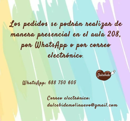 dulcebide's tweet photo. Aquí os dejamos la información de contacto por si queréis realizar algún pedido 📩

#MañanaEsElGranDia #Apertura2022 #dulcebide #contacto https://t.co/d9mqtmpVKE