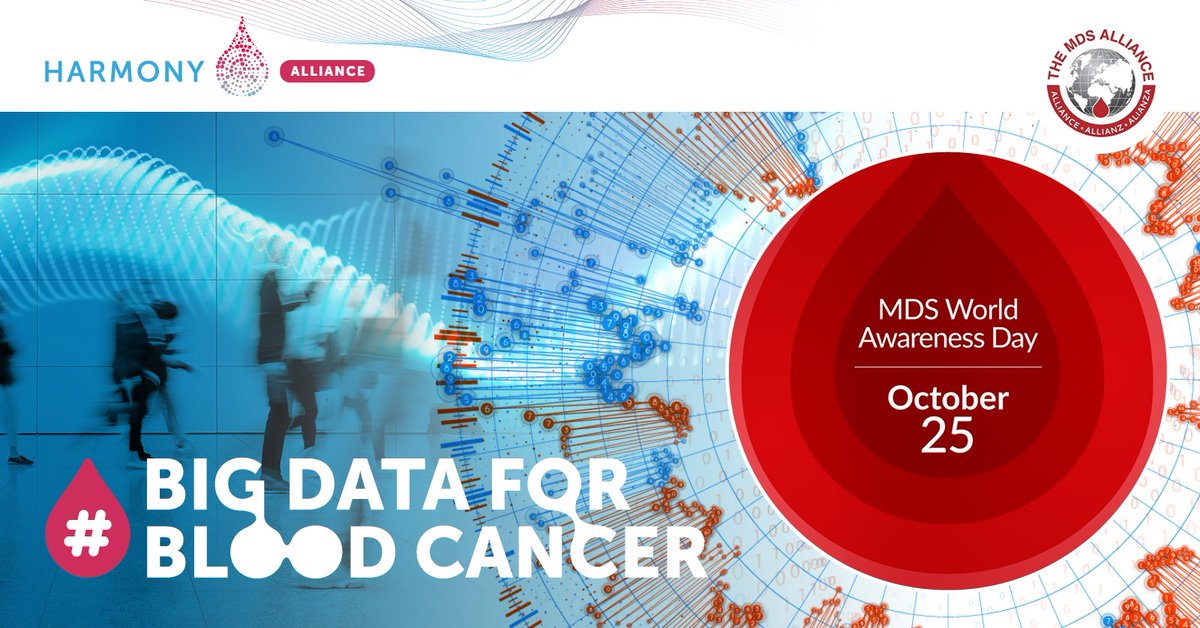 We are standing by Myelodysplastic Syndromes (#MDS) #patients and their families at MDS World Awareness Day. #MDSSM #bigdataforbloodcancer. Read more about #bigdata in MDS: bigdataforbloodcancer.eu -> @MDSAlliance