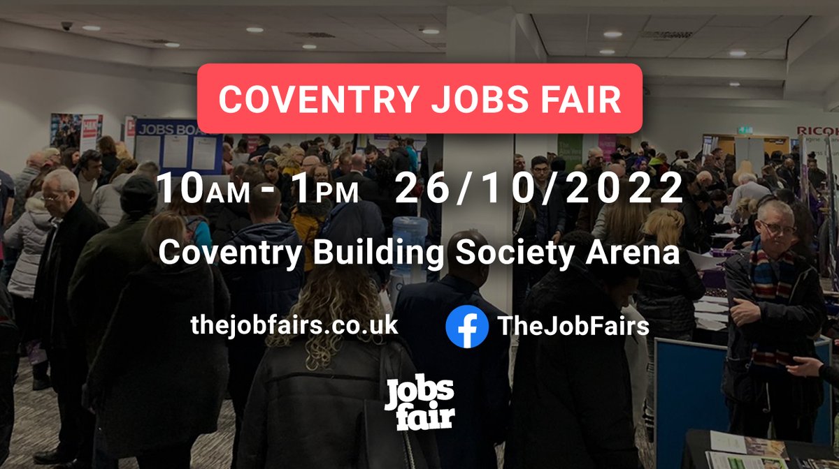 Coventry Building Society Arena on Twitter "👨‍💼 𝗖𝗼𝘃𝗲𝗻𝘁𝗿𝘆 𝗝𝗼𝗯𝘀 𝗙𝗮𝗶𝗿