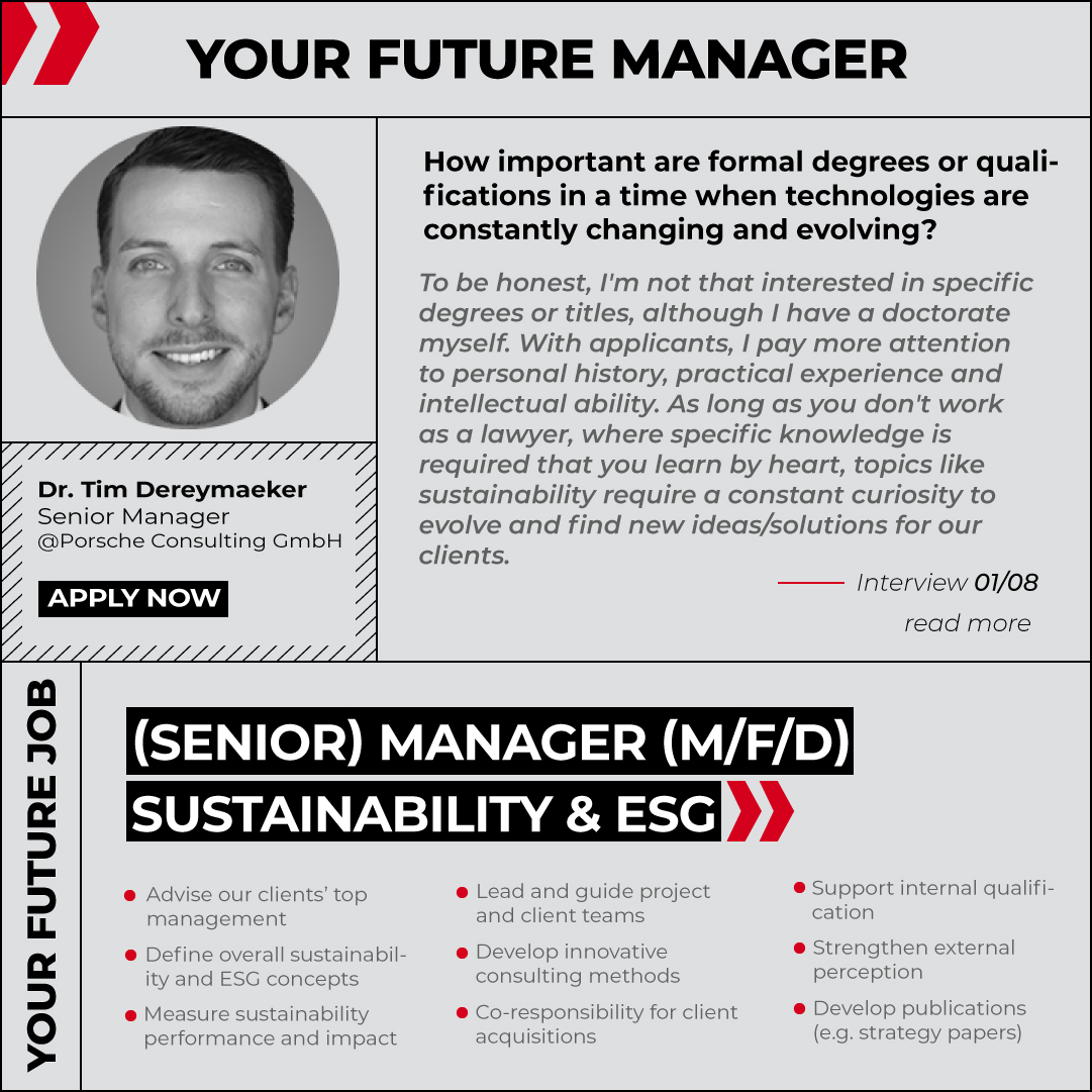 _CARRACTA's tweet photo. Create real change and shape a sustainable #future as a (Senior) #Consultant (m/f/d) #Sustainability &amp; ESG.
Find out more about your future role and #manager here⚡: https://t.co/JmFbzSSdyw

#innovation #environment #climate #applynow #hiring #recruiting #joboffers #job https://t.co/PIqMBUvhnq