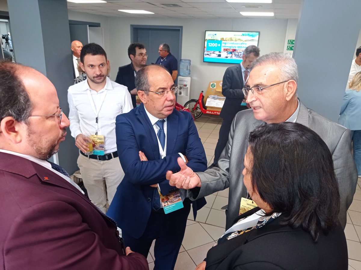 MedCities's tweet photo. (4) Being with some #MedCities city members such as #Sfax, #Nabeul, #Agadir, #Tetouan, #Mersin, & @BashkiaDurres at @MEDCommTrans final event make the sessions and discussions even reacher for our association. Time to exchange about real #softmobility measures & future actions! https://t.co/iZPYGJs7wb