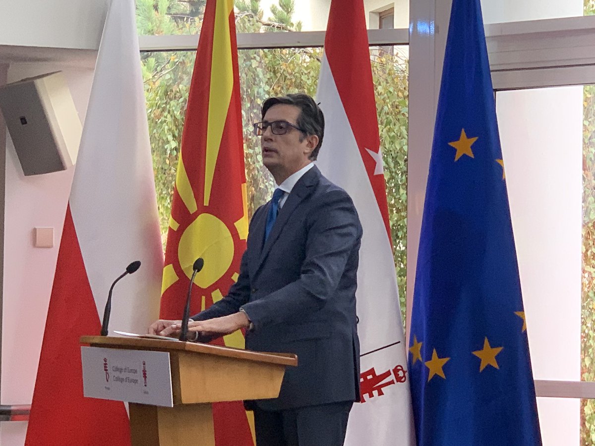 coenatolin's tweet photo. We are celebrating today at Natolin the official Opening Ceremony of the Academic Year 2022-2023!

It is our great honour to host as keynote speaker the President of the Republic of North Macedonia Mr Stevo Pendarovski @SPendarovski! https://t.co/YQswSAOc3s