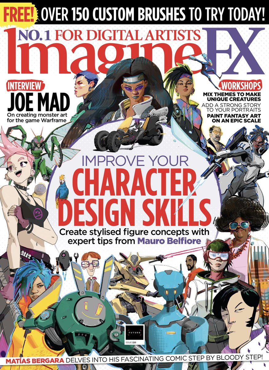DariaBlackHalo's tweet photo. The latest issue of #ImagineFX magazine is officially out β€οΈβπ₯ #fxpose https://t.co/0QQmCCmWh7