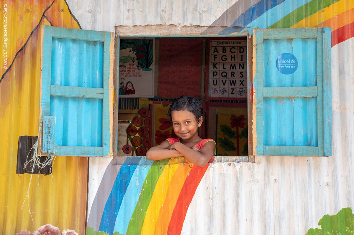 UNICEFBD's tweet photo. Thank you to the Anjuman and Aziz Charitable Trust who have pledged $1 million to UNICEF Bangladesh to help tackle the learning crisis in the aftermath of the COVID-19 pandemic. 🙏 https://t.co/hRW6GYoyl4