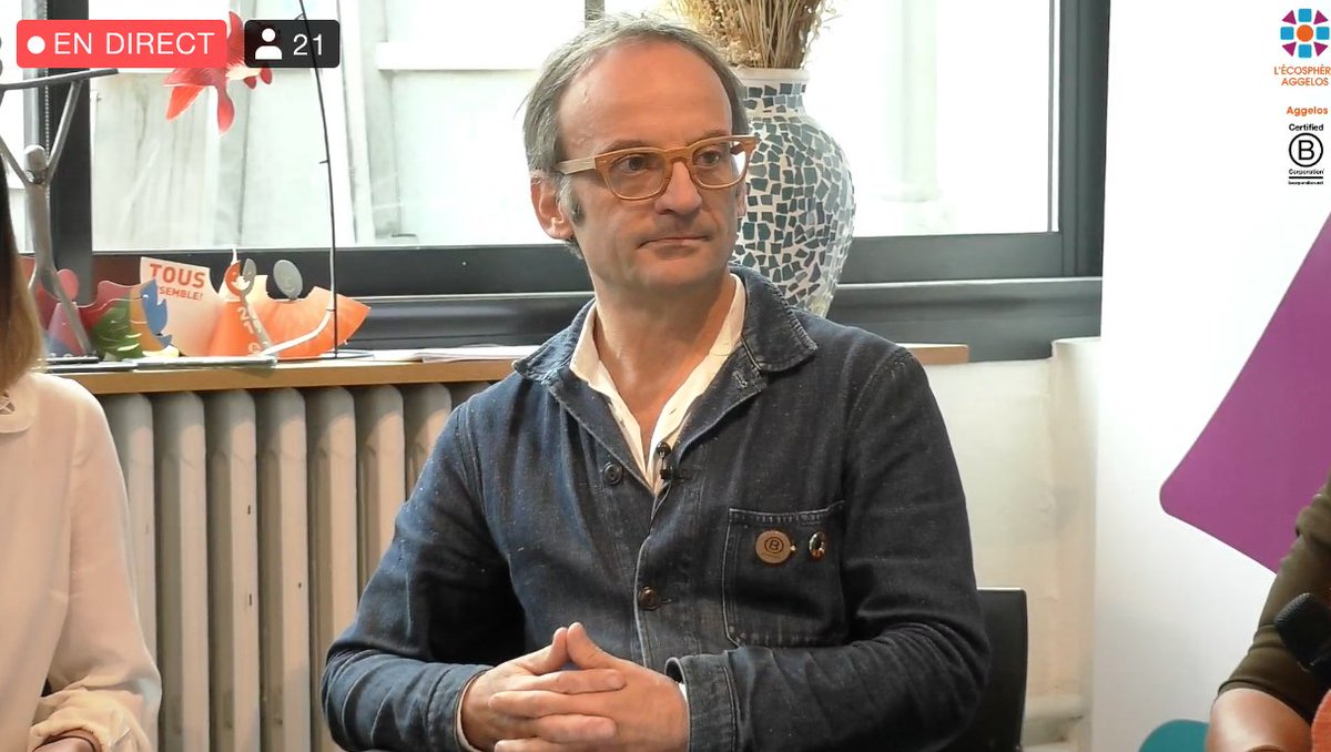 🟠🔵🟣"Aggelos en est à sa troisième certification !  
D'ailleurs, le saviez-vous ? Bordeaux est le premier foyer de pépites #BCorp (après Paris). J'en suis très fier !"

Mots d'introduction d'@alaingross. 

Suivez l'émission en direct !
🔴 emission.aggelos.fr