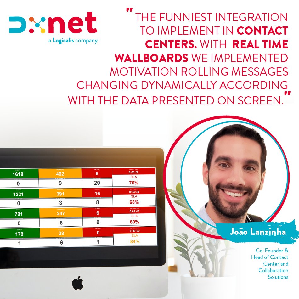 DXNet_'s tweet image. Real Time Wallboards can display Contact Center analytics in real-time, giving managers and supervisors valuable data to make informed decisions and forecasts.#wallboards #realtime #dxnet #logicalis #logicalisportugal #callcenter #contactcenter #omnichannel #cisco #microsoft
