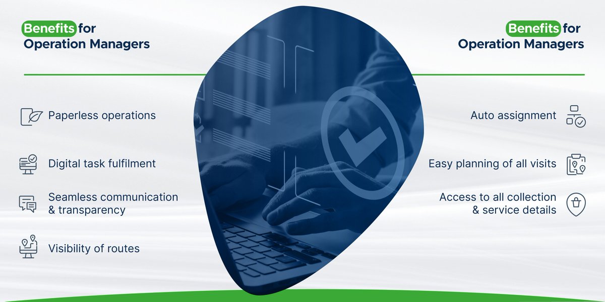 EvrekaCo's tweet photo. Tired of managing contracts, tasks and other operational procedures manually? Then Evreka’s #ZeroPaper operations to invoicing is the solution you are looking for!
Contact us to manage your operations digitally with seamless communication.
#PaperlessOperationalManagement https://t.co/xCCL65TzYr