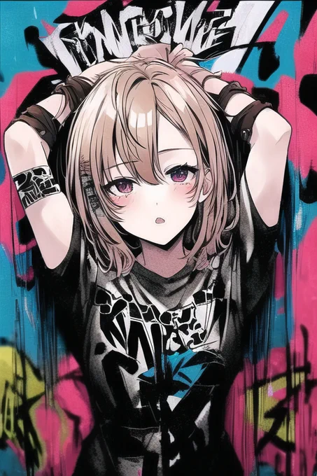 グラフィティ Graffiti#NovelAI #NovelAIDiffusion 