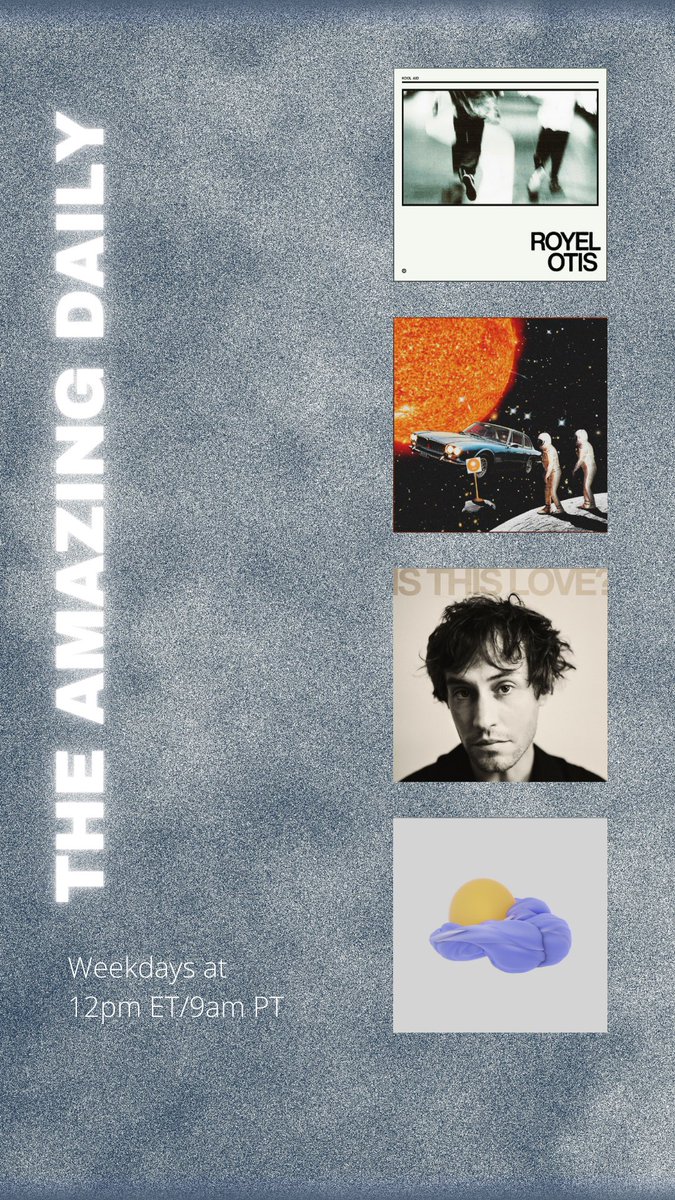 AmazingRadioUSA's tweet photo. Today @tobitalks will be with us on our Daily Show playing some tunes from 

@RoyelOtis 
@ivyeyeofficial 
@maxwelljury 
@barrieshhh 
&amp; more!

https://t.co/6DqVtdShf1 https://t.co/Zk39VN1Z47