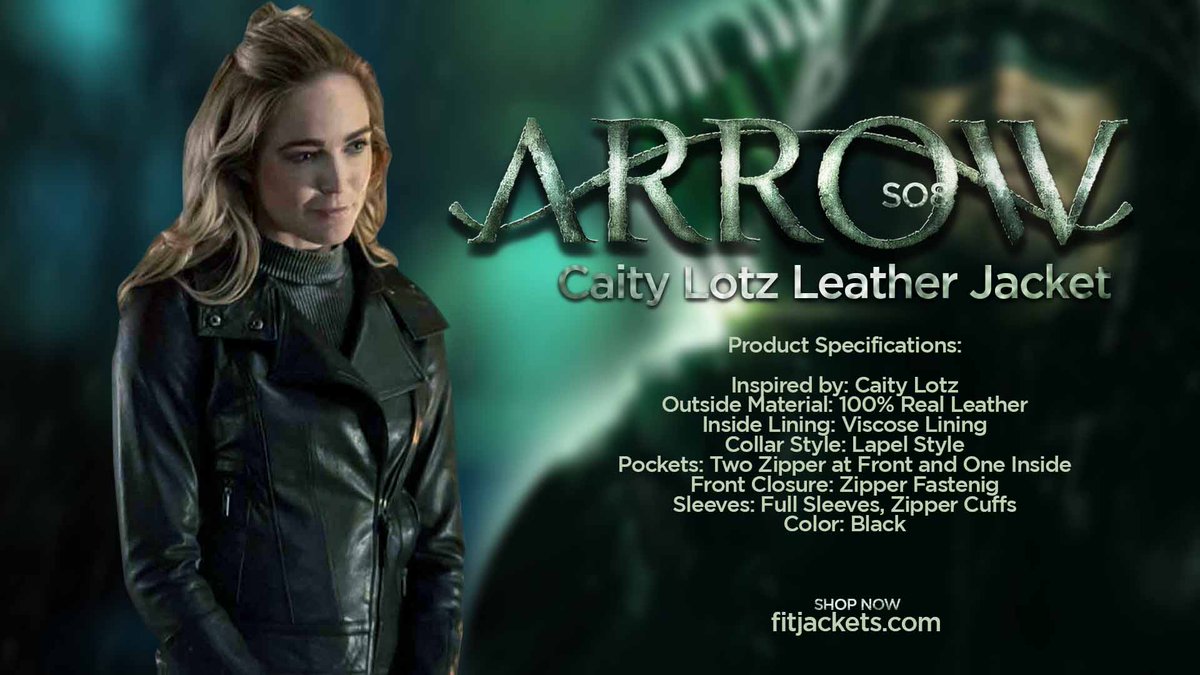 FitJackets01's tweet photo. Arrow SO8 Caity Lotz Leather Jacket
Buy Now ➡️ https://t.co/FqO5xxsedf
#ArrowService #arrowsN #Arrow10 #CaityLotz #leatherjacket #jacket #jackets #BlackFriday #CyberMonday #CyberMondays #usak #UnitedStates #fitjackets https://t.co/62Y02CjzEu