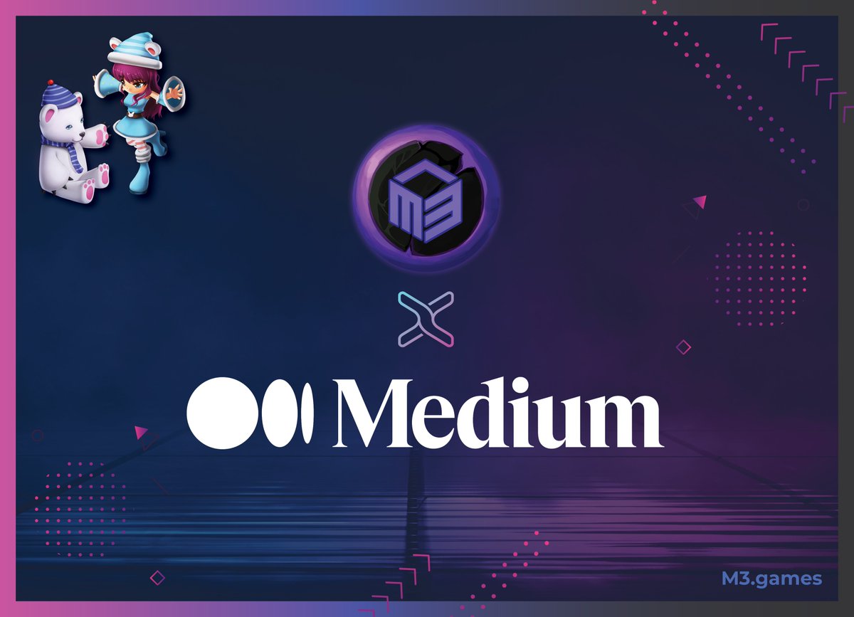 M3gamesofficial's tweet photo. #M3games is now on @Medium 
Follow us, and be aware about M3games evolution 

https://t.co/8q5Xyl6gWK

#M3games #M3army #mediumwriters #Partnership https://t.co/JkbcWxrvqo