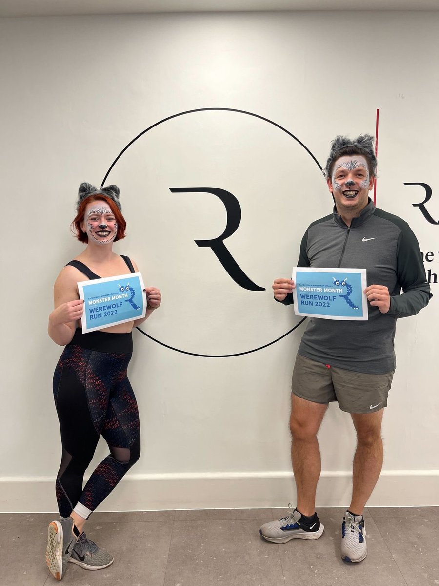 raconteurpeople's tweet photo. Our charity month with Ministry of Stories is still ongoing. Last week some of the raconteur team ran 5k as werewolves for one of our spooky activities 🐺 click here to donate: https://t.co/hDdw9GE7tH https://t.co/Dol7kMYWAK