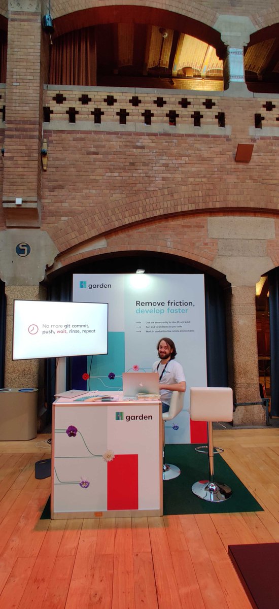 garden_io's tweet image. Come say hej at #SREcon22! We offer a lovely booth, friendly SREs, cool swag, and the same config for dev, CI, and prod. 🪴💫

And don&apos;t miss a talk from @worldofgeese on &quot;Emotional Disaster Recovery: Debugging the self&quot; on Thursday, Oct. 27th at 11:45. 🧘