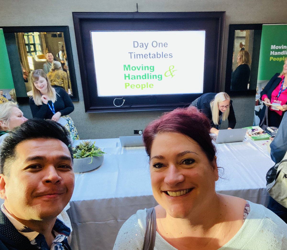 PtSayson's tweet photo. It’s happening! @Moving_Handling @BH__Academy @NHSBartsHealth @nbetoday at @DLFUK Moving & Handling People 2022 Conference
#MovingAndHandlingPeopleConference #MHP2022 https://t.co/bqpFVYrwYo