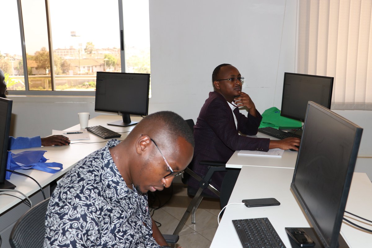 RCMRD_'s tweet photo. #Week2 of the @TardaKE training, staff continued with sessions on Early Warning Explorer #EWX data sources. #EWX is a web-based application for exploration of geospatial data related to drought monitoring &amp; famine early warning, customized for application in Africa.@mitaru_jr https://t.co/IyAAprofYQ