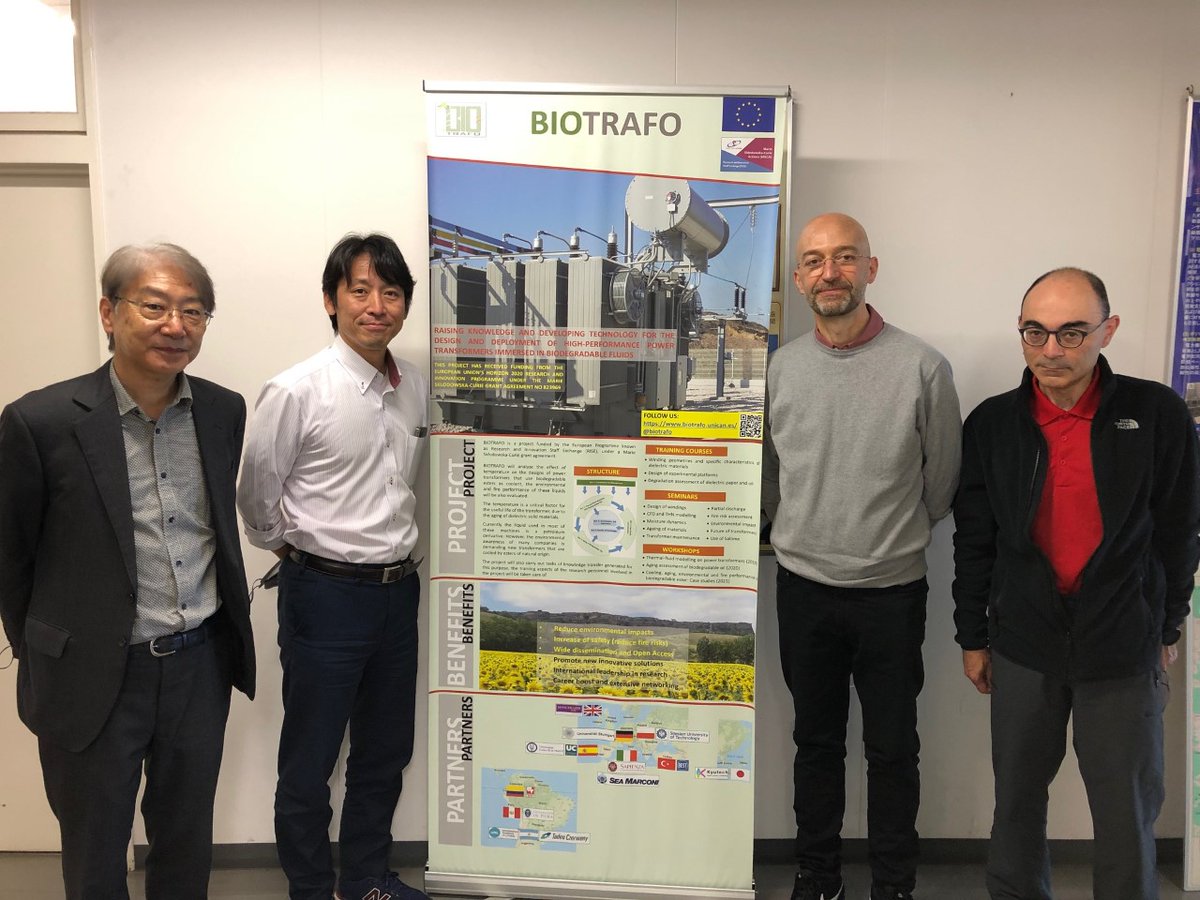 biotrafo's tweet photo. Alfredo Ortiz and Carlos Renedo (#GITEP @unican) have just arrived in Japan, where they are going to be working for one month. They will collaborate with @kyutech in the tasks 3.2, 3.3 and 3.4 of the #BIOTRAFO project. #H2020 @MSCActions https://t.co/nwf7TCLE9f