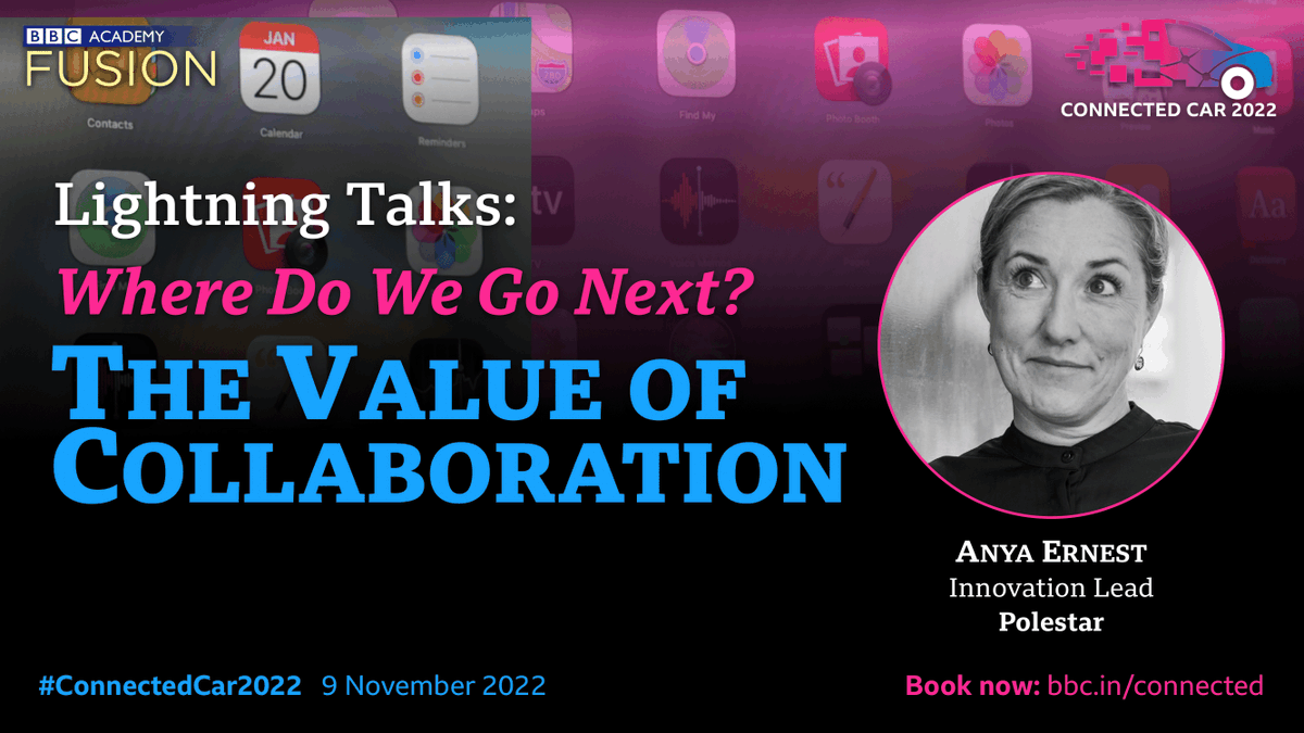 🚨 Speaker Announcement 🚨

Anya Ernest, Innovation Lead at electric performance car brand, <a href="/PolestarCars/">Polestar</a> joins the roster at #ConnectedCar2022!

For the full lowdown, and to register, tap → bbc.in/connected