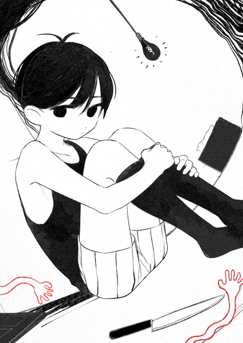 #OMORIFANART 今日クリアしました 楽しかった～ 