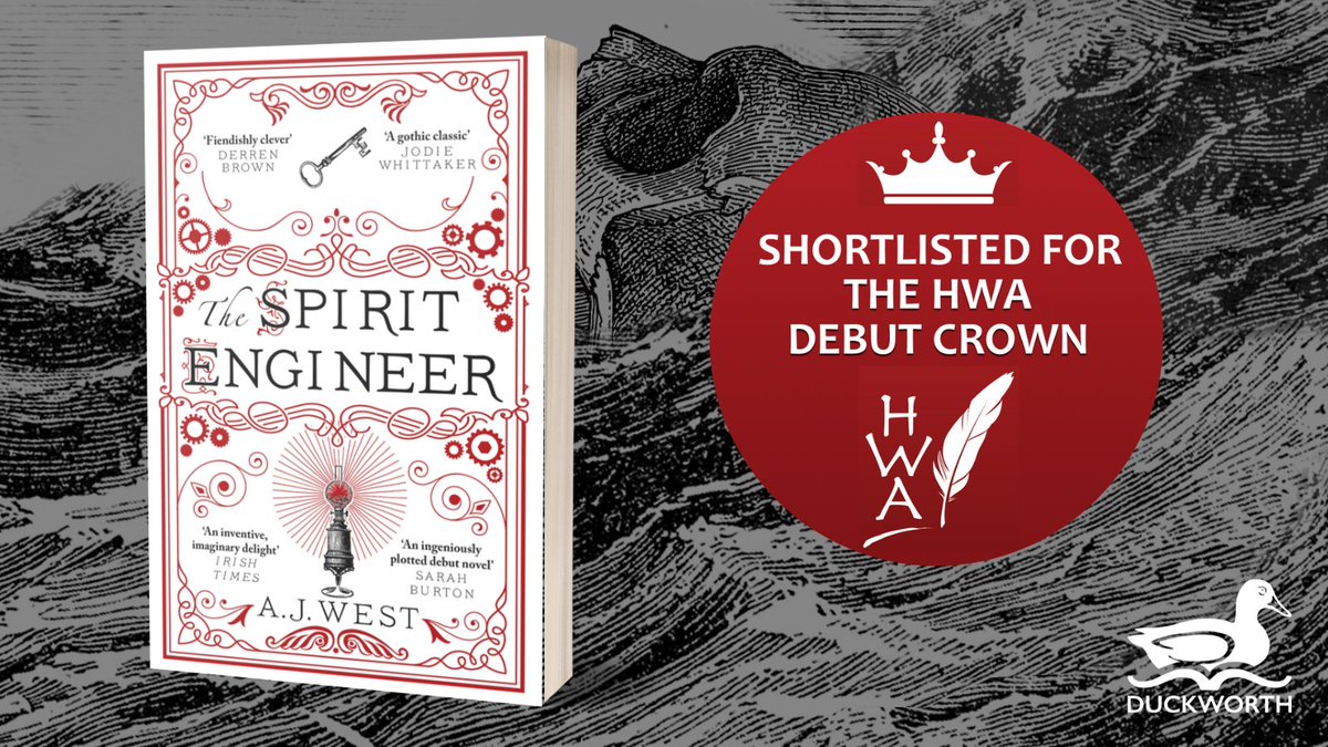 We're absolutely thrilled to announce that The Spirit Engineer by AJ West has been shortlisted for the HWA Debut Crown Award! 👑📚

Congratulations to all of the shortlisted authors! #HWACrowns2022 #TheSpiritEngineer <a href="/AJWestAuthor/">AJ West #AlwaysTogether</a> <a href="/Matt_Casbourne/">📚 Matt Casbourne 📚</a>  <a href="/HistoriaHWA/">Historia – the HWA</a>