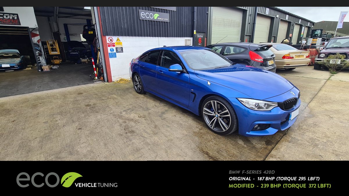EcoVehicleTunin's tweet photo. BMW F-Series 420d (2017) - Developed 187 to 239 bhp with torque 295 to 372 Lbft....

https://t.co/7S1yuQe6nS https://t.co/oljogrYSie