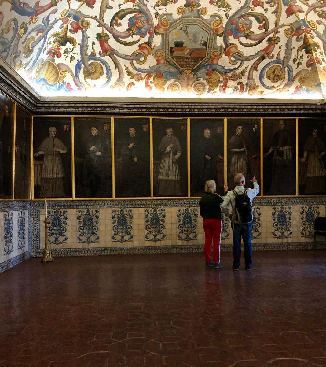 TurismoUC's tweet photo. Sala do Exame Privado. #turismoUC #coimbra #UNESCO https://t.co/ZNKnWHgCWY