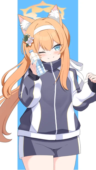 体操服マリーちゃん描けたよー^q^ #ブルーアーカイブ  #ブルアカ 