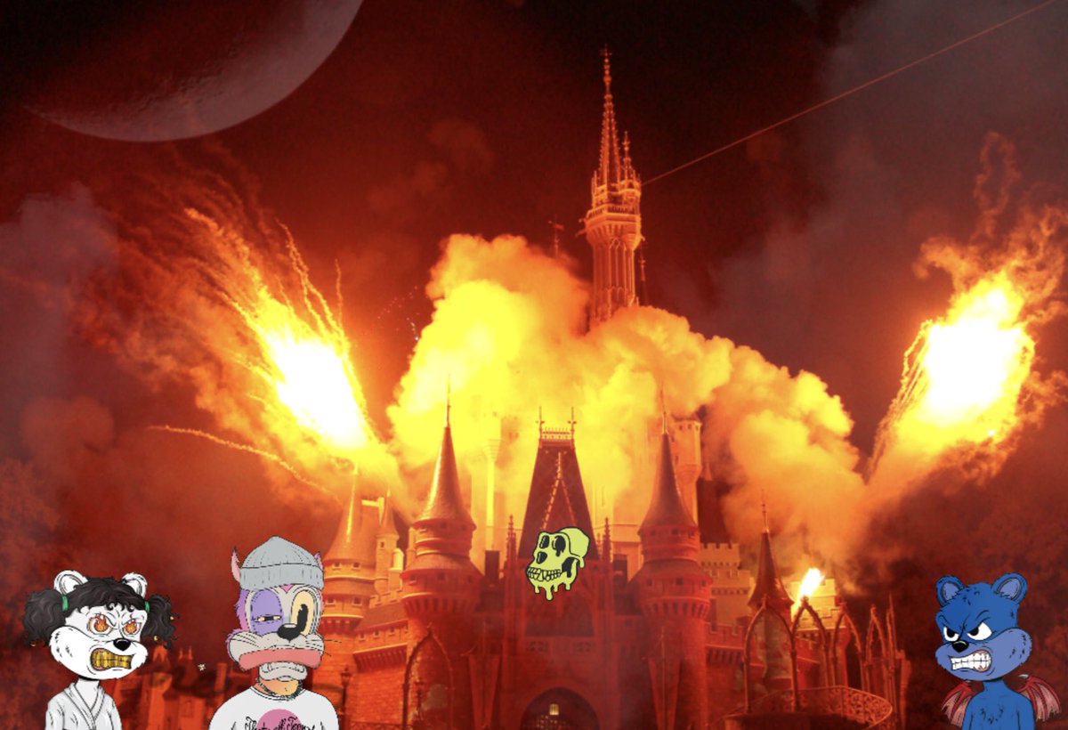 TheCPTDavid's tweet photo. Our #TribeUp #ToonzDay is off to a HOT start! What began as mischief has turned to full-blown trouble! @Mutant_Mal, @BoredApeYC, and #GACC couldโve never expected this. @TribeQuokka @DegenToonz #degen #BAYC #nft #Collab #rivalNFTs #Web3 https://t.co/wnZjitguSg
