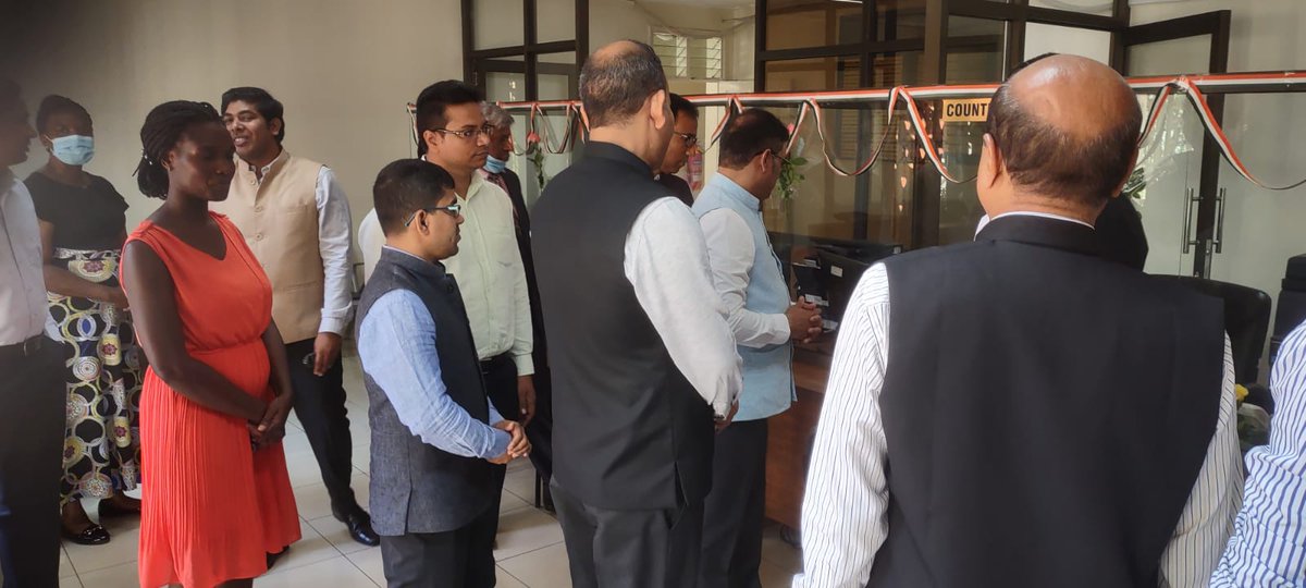 India in Uganda (@indiainuganda) on Twitter photo As part of Swachhta Special Campaign 2.0, HC <a href="/ajay1801/">Ajay Kumar IFS</a> inaugurated new consular hall at Chancery premises which will provide single window platform for consular services. Hall is developed by creating space by revamping existing infrastructure in Chancery.
#SpecialCampaign2.0 As part of Swachhta Special Campaign 2.0, HC <a href="/ajay1801/">Ajay Kumar IFS</a> inaugurated new consular hall at Chancery premises which will provide single window platform for consular services. Hall is developed by creating space by revamping existing infrastructure in Chancery.
#SpecialCampaign2.0