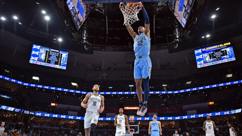 'He’s an incredible player, man.” Ja Morant takes flight and scores 38 in the Memphis Grizzlies’ win over the Brooklyn Nets 👉 cnn.it/3FeNoQT