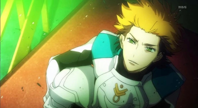 orangeotd's tweet image. the orange anime character of the day is h-neun from valvrave the liberator!