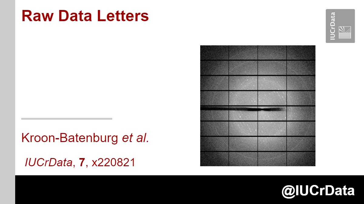 IUCrData tweet media