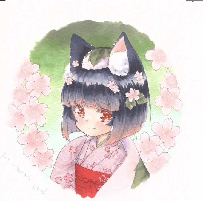 #sweetsmagic展スキャンバージョンも置いときます額でちょっと隠れちゃってるので 