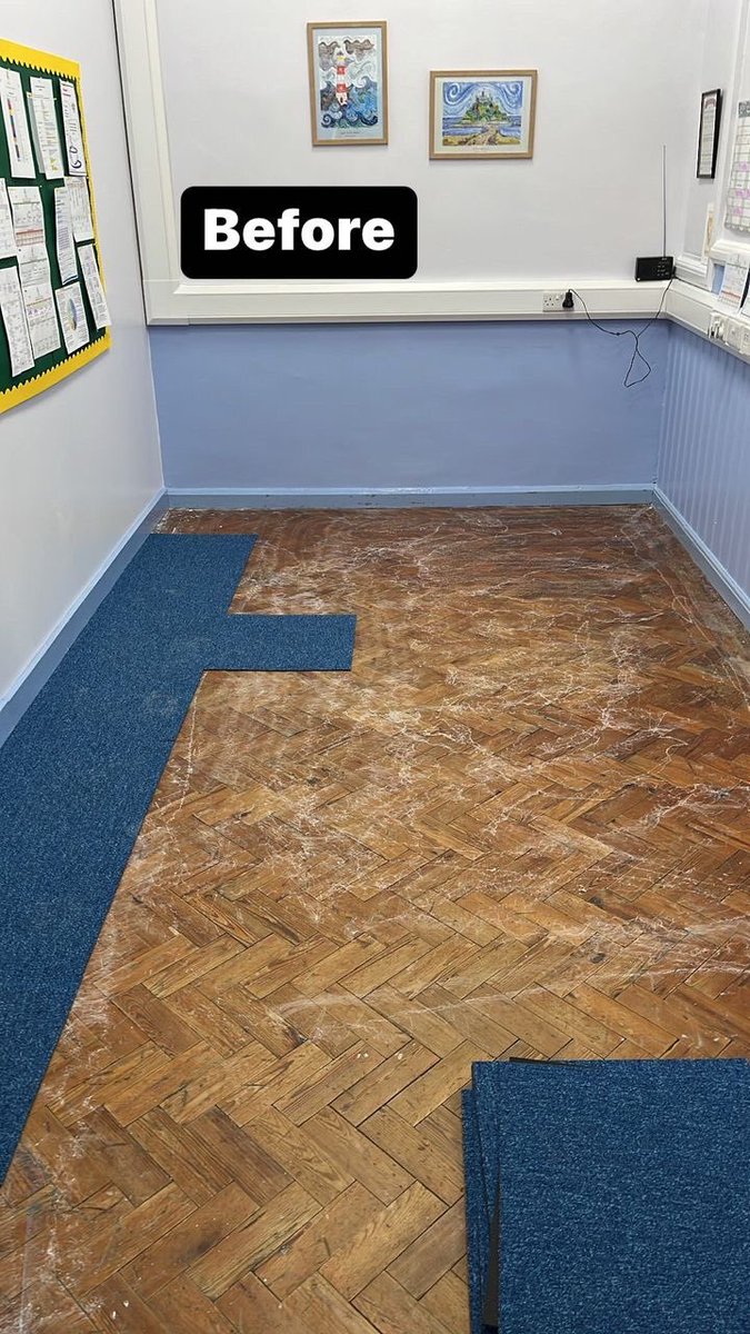 AnewLtd's tweet photo. Office at a school in Stockport @burmatex carpet tiles fitted by our apprentice @riktontaylor #floorlayerapprentice #floorlayer #floorlayers #flooring #carpettiles #burmatex #tuskbond #stockport #school https://t.co/zD2ULquzVh
