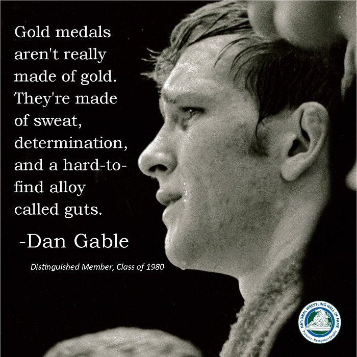 Happy Birthday to @NWHOF Distinguished Member @dannygable, also the namesake of the @wrestlingmuseum in his hometown of Waterloo, Iowa MORE -> bit.ly/3cJOftA 3X Iowa state champ, 2X NCAA champ, Olympic and World champion Led @Hawks_Wrestling to 15 NCAA team titles